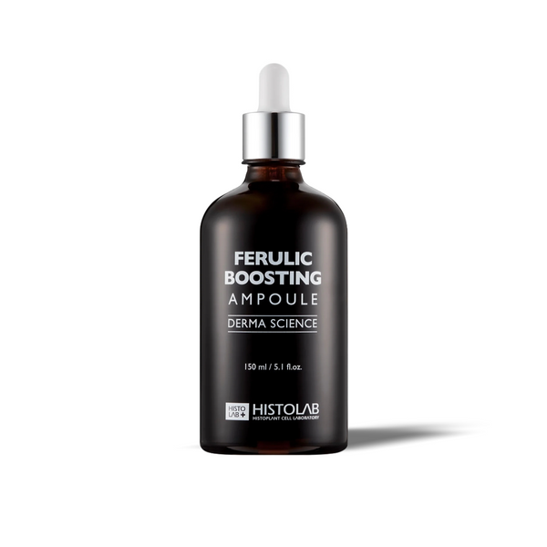 Histolab Ferulic Boosting Ampoule antioxidant serum with ferulic acid and vitamin C to brighten skin, reduce fine lines, and protect against environmental damage