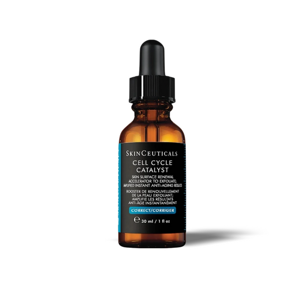 Skinceuticals Cell Cycle Catalyst exfoliating serum with multi-acid blend that accelerates skin renewal, refines texture, and enhances radiance