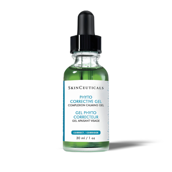 SkinCeuticals Phyto Corrective Gel 30ml hydrating and soothing botanical serum with hyaluronic acid and cucumber extract for sensitive or irritated skin